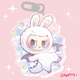 3.5in Zimomo Angel in the Clouds Charm