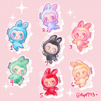 2in Labubu Big Into Energy Charms