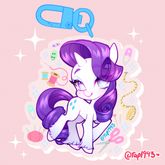 2.5in Rarity Charm