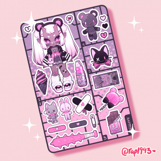 Crybaby Sticker Sheet