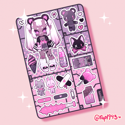 Crybaby Sticker Sheet