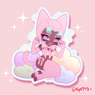 Velvette Kitty Sticker
