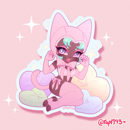 Velvette Kitty Sticker