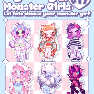 Mystery Monster Girl Charms Series 2!