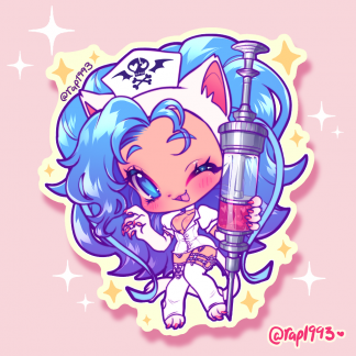 Nurse Felicia Sticker
